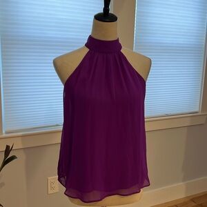 Beautiful purple chiffon top.